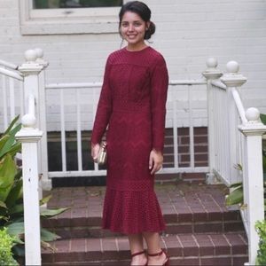 Dainty Jewell’s Burgundy Dress